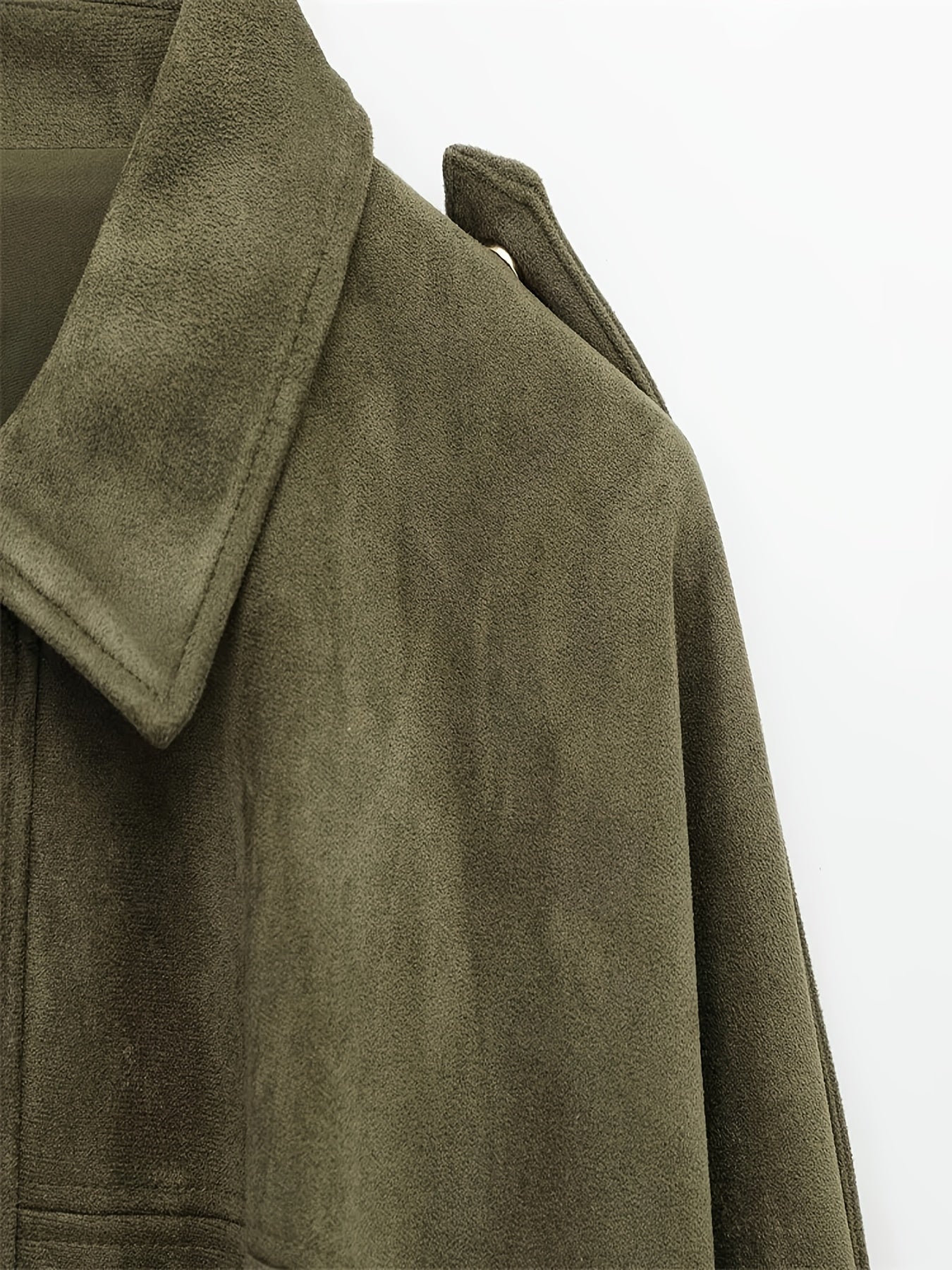 Siena™  | Krótka kurtka zamszowa w stylu retro