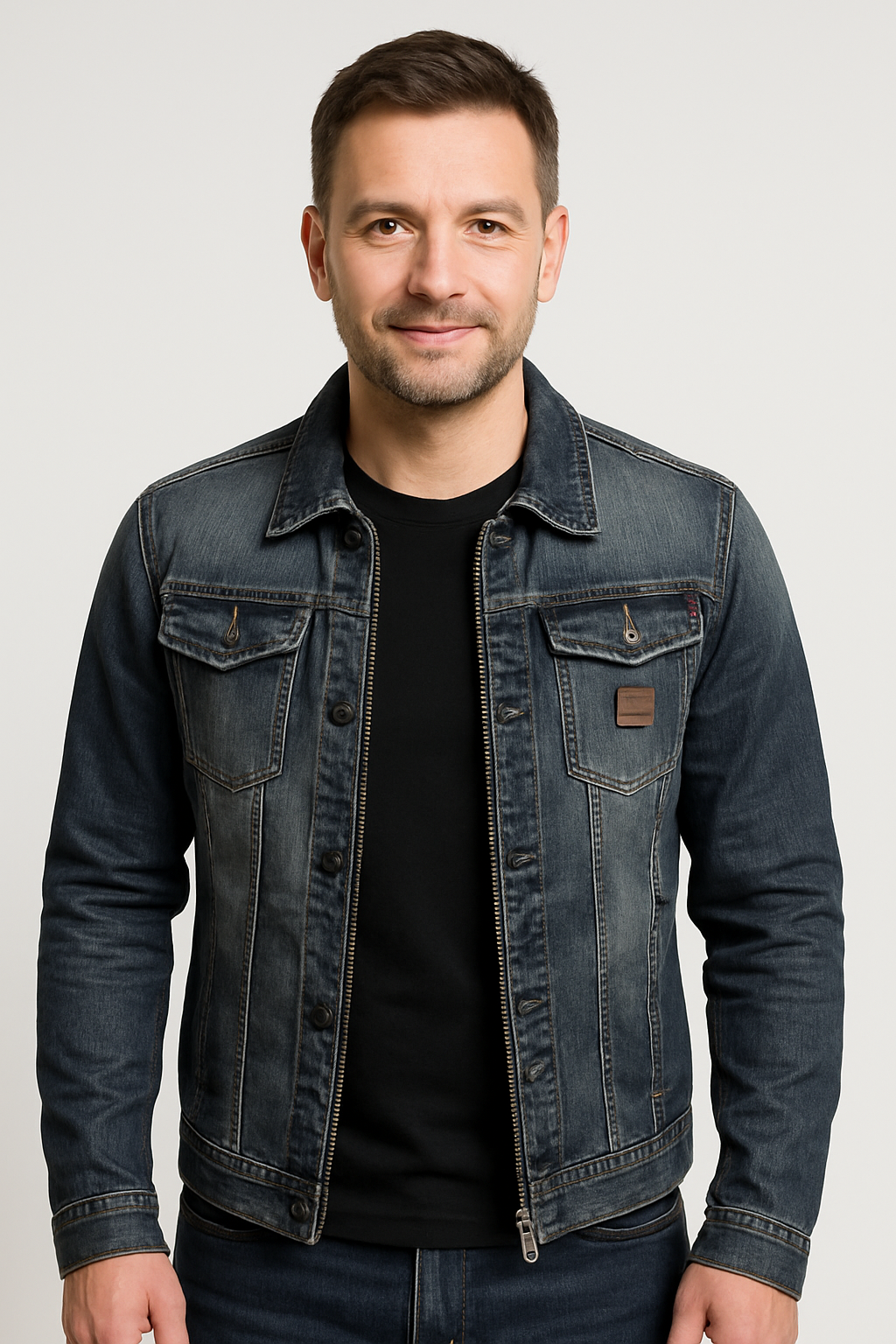 Wójcik™  | Wygodna kurtka jeansowa
